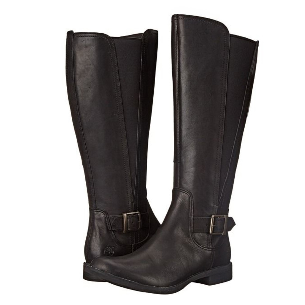 Timberland Savin Hill All Fit Wide Calf Tall Leather Boots